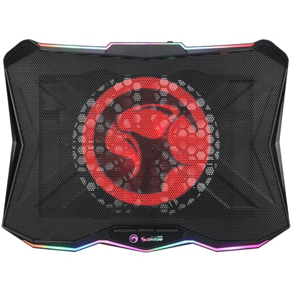 Marvo Scorpion FN-40 Atlas 40 USB Powered RGB Laptop Cooling Stand (Black)
