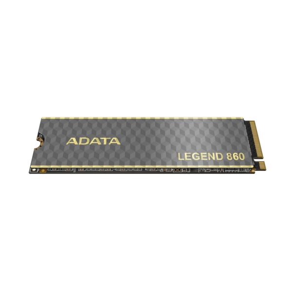 Adata Legend 860 (SLEG-860-2000GCS) 2TB NVMe SSD, PCIe Gen4, M.2 Interface, 2280, Read 6000 MB/s, Write 5000 MB/s, Heatsink 5 Year Warranty