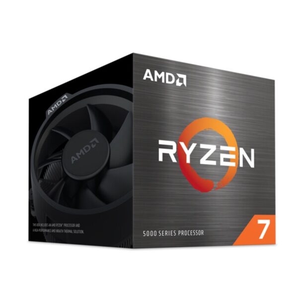 AMD Ryzen 7 5700 3.7GHz 8 Core AM4 Processor, 16 Threads, 3.7GHz 4.6GHz Boost, 20MB Cache, 65W, with Wraith Spire Cooler, No Graphics