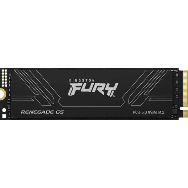 Kingston FURY Renegade (SFYR2S/1T0 ) 1TB NVMe SSD, M.2 Interface, PCIe 5.0 x4 NVMe, 2280, Up to 14,200MB/s read, 11,000MB/s write, Limited 5-year warranty with free technical support.