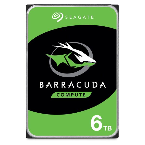 Seagate BarraCuda ST6000DM003 6TB 3.5 5400RPM 256MB Cache SATA III Internal Hard Drive