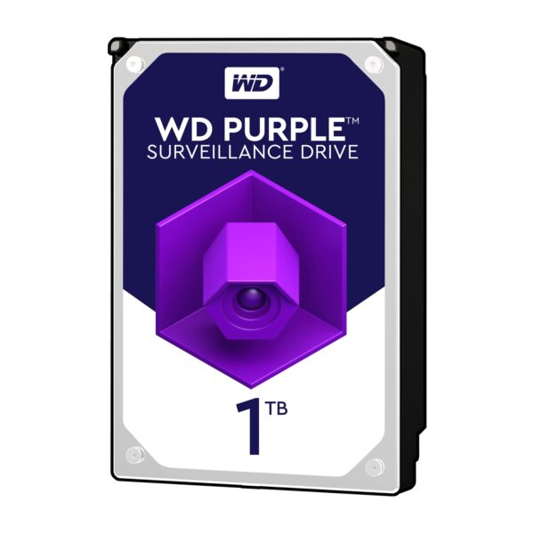 WD Purple WD10PURZ 1TB 3.5 5400RPM 64MB Cache SATA III Surveillance Internal Hard Drive