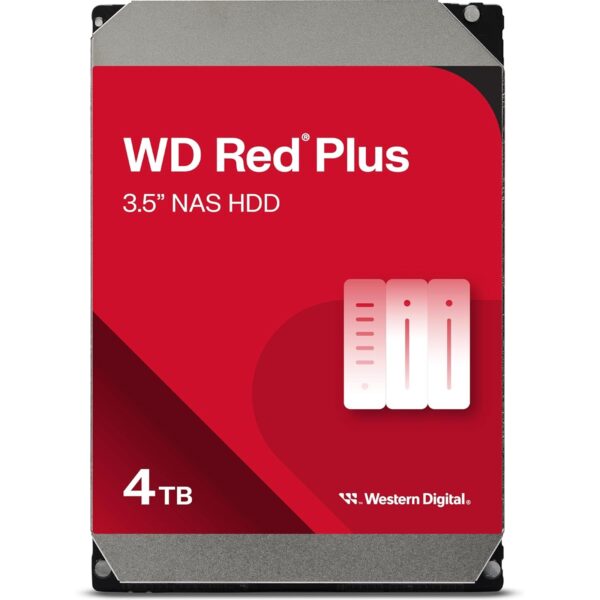 WD Red Plus WD40EFPX 4TB 3.5 256MB Cache SATA III NAS Internal Hard Drive