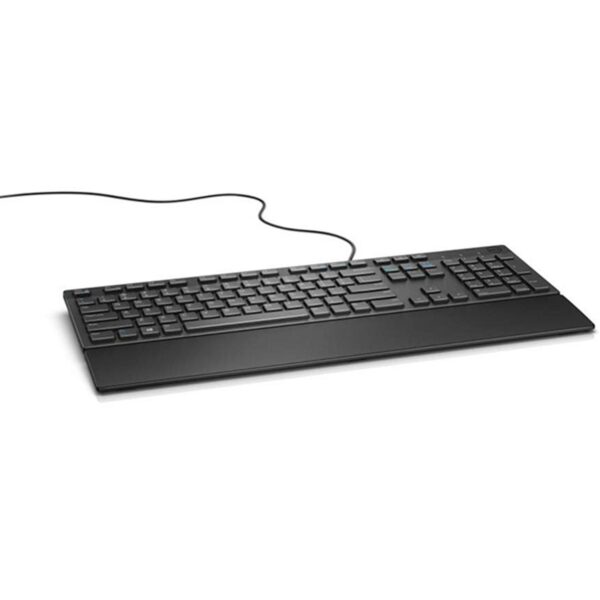 Dell KB216 Wired Multimedia Keyboard, Full-Size Keyboard, USB Plug-and-Play, Compatible with PC and Laptop, QWERTY, UK English Layout, Black