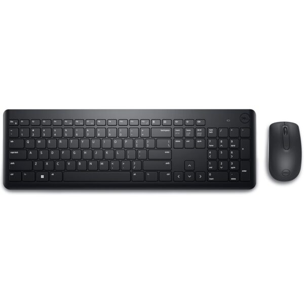 Dell KM3322W-R Wireless Keyboard and Mouse Set for Windows, 2.4GHz Wireless, QWERTY UK English Layout, Black