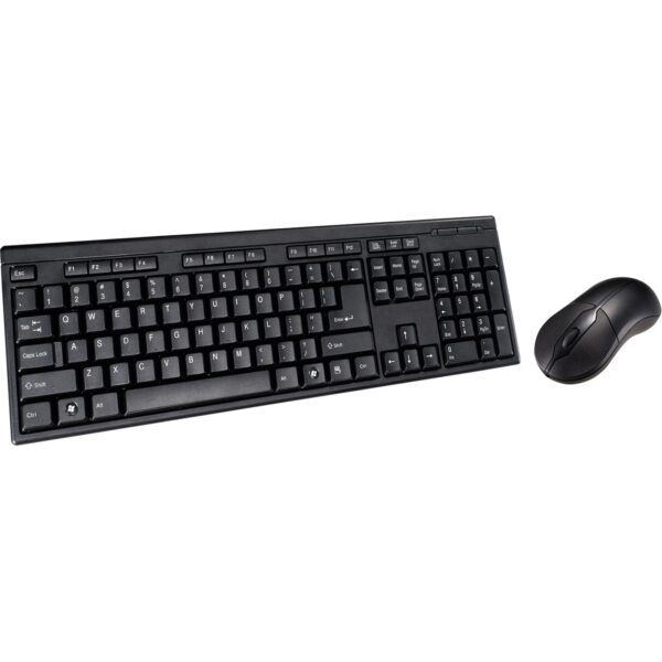 Target KBMS-001 Wired USB Keyboard & Mouse Combo, Spill-Resistant Full-Size Keyboard with Multimedia Keys + 800 DPI Optical Mouse, Plug-and-Play