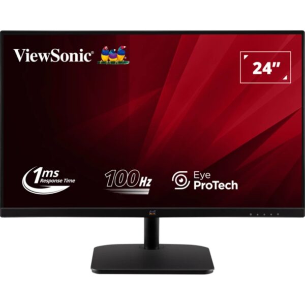 ViewSonic VA2432-MHD-3 24 Inch Full HD 100Hz IPS Monitor with DisplayPort, HDMI and VGA