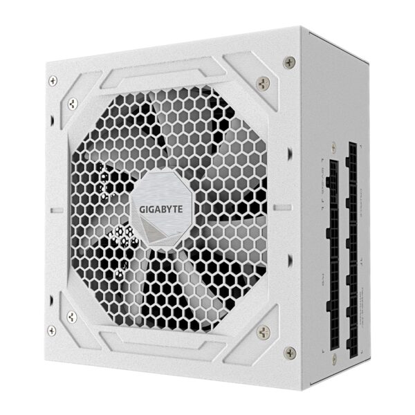 GIGABYTE GP-UD750GM 750W V2 ICE, 80 Plus Gold Certified Fully Modular Power Supply, PCIe Gen 5.1, 80 PLUS Gold, Fully Modular Design, 120mm Fan, ATX 3.1 compatible, UK Plug