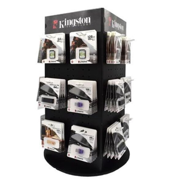 Kingston Technology Countertop Display Stand, 115 Unit Capacity