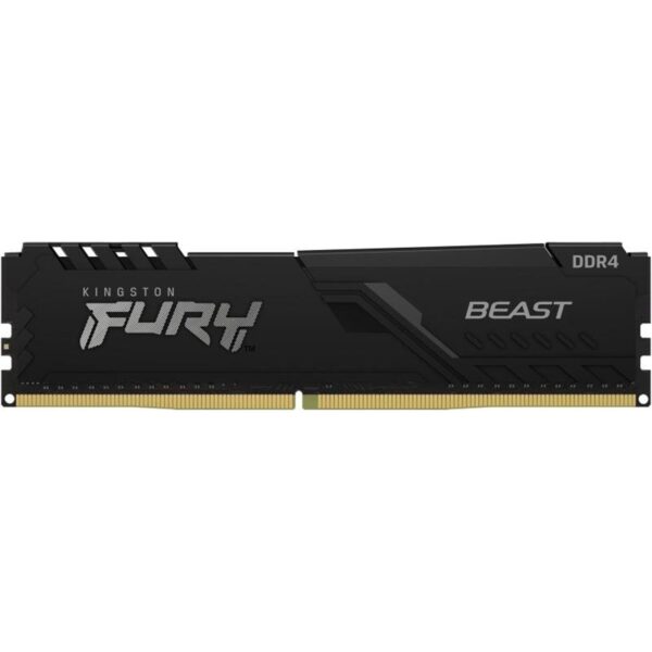 Kingston FURY Beast KF432C16BB/8 8GB (1x 8GB) DIMM System Memory, 3200MHz, DDR4, CL16, Black, Intel XMP