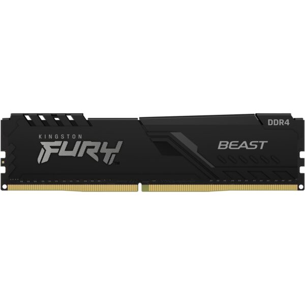 Kingston FURY Beast KF432C16BB/16 16GB (1x 16GB) DIMM System Memory, 3200MHz, DDR4, CL16, Black, Intel XMP