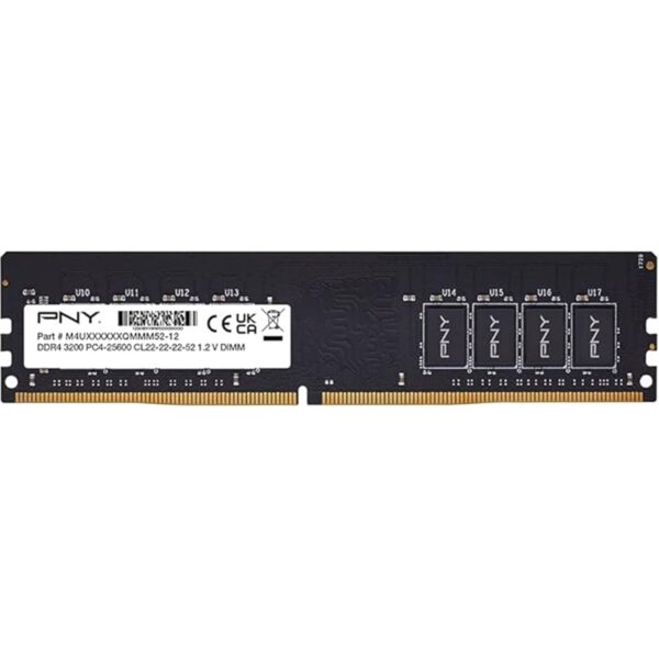 PNY Performance MD16GSD43200-SI 16GB (1x 16GB) DIMM System Memory, 3200MHz, DDR4, CL22 - Bulk